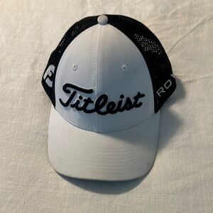 Titleist White and Black Cap